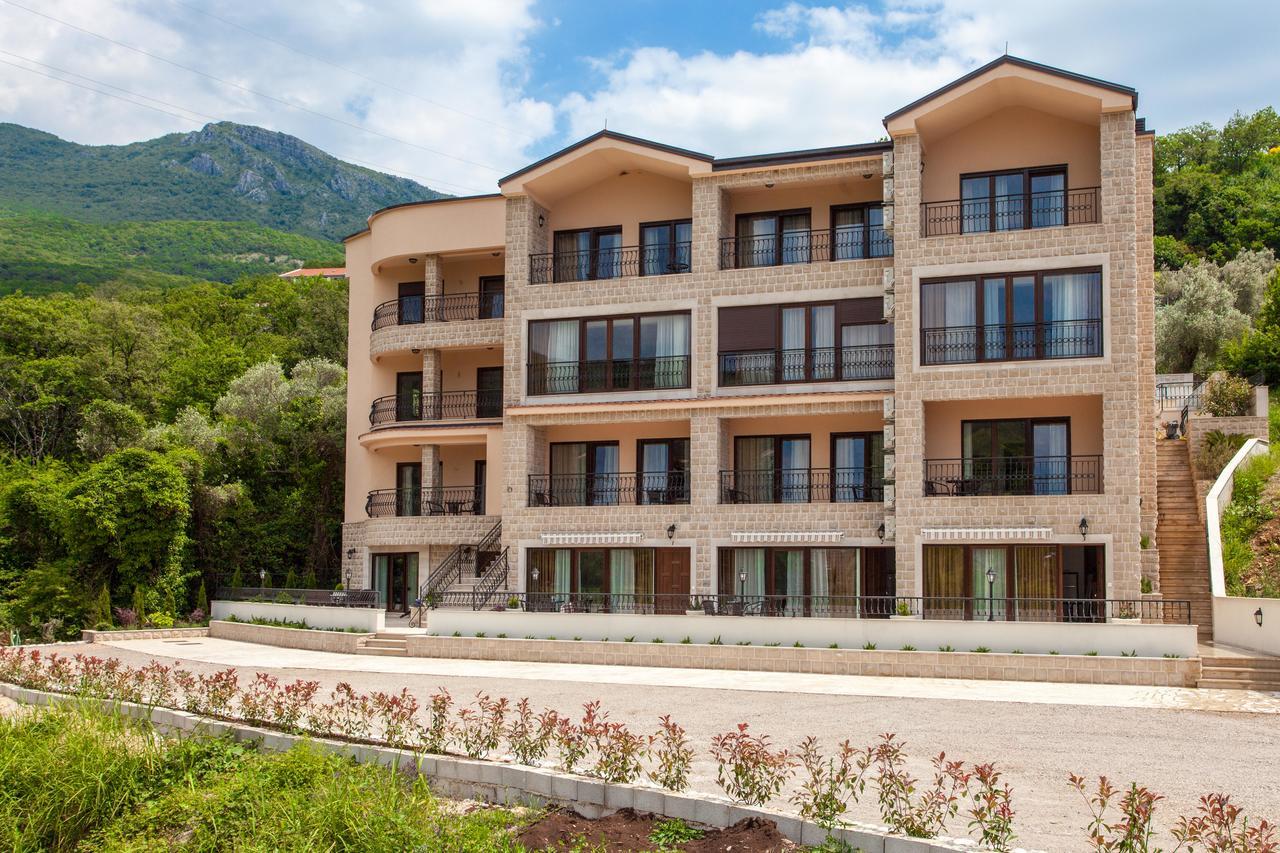 Ferienwohnung Rosmarino Sveti Stefan Exterior foto